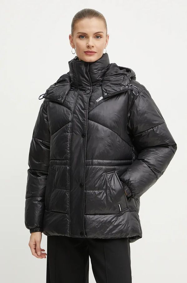 Karl Lagerfeld Jakna Karl Lagerfeld za žene, boja: crna, za zimu, 246W1510