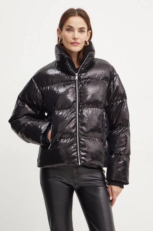 Karl Lagerfeld Jakna Karl Lagerfeld za žene, boja: crna, za zimu, oversize, 246W1501