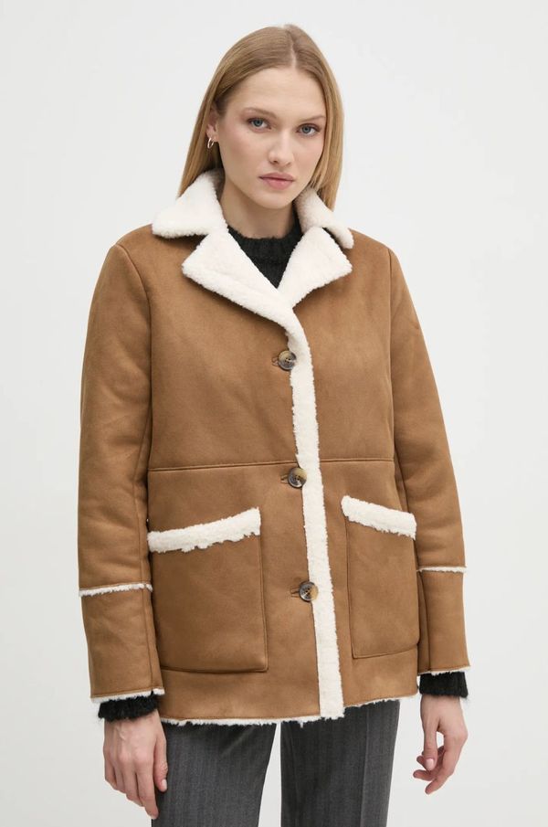 Lauren Ralph Lauren Jakna Lauren Ralph Lauren za žene, boja: bež, za prijelazno razdoblje, 297957524