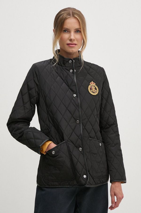 Lauren Ralph Lauren Jakna Lauren Ralph Lauren za žene, boja: crna, za prijelazno razdoblje, 297951278