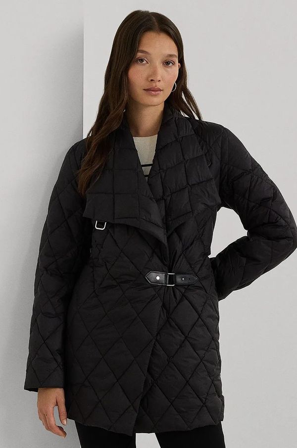 Lauren Ralph Lauren Jakna Lauren Ralph Lauren za žene, boja: crna, za prijelazno razdoblje, 297951280