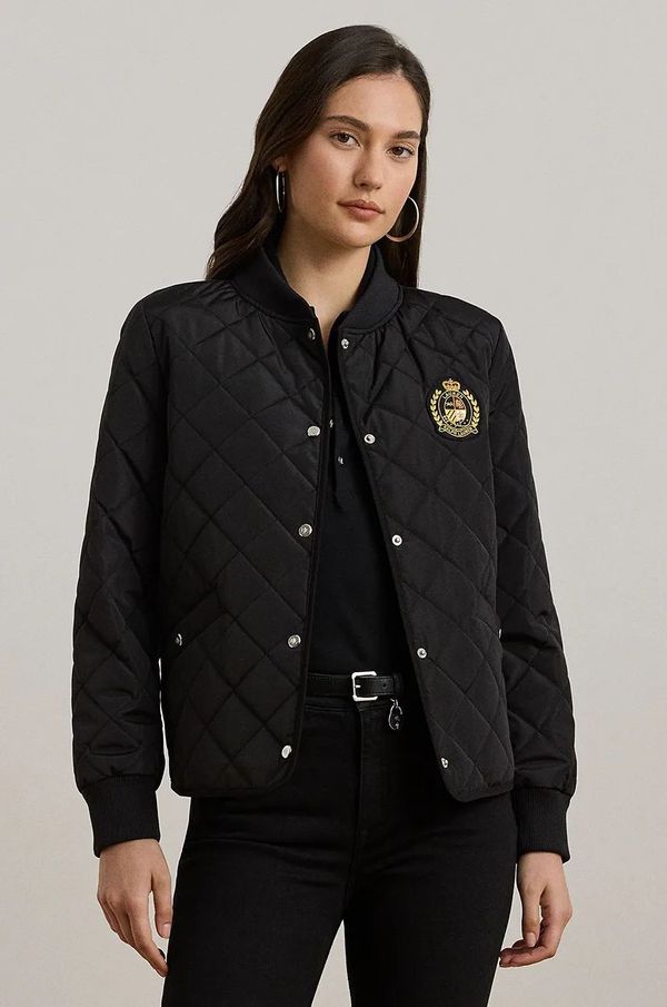 Lauren Ralph Lauren Jakna Lauren Ralph Lauren za žene, boja: crna, za prijelazno razdoblje, 297967143
