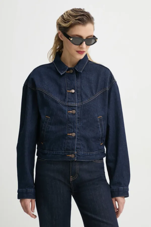 Levi's Jakna Levi's SHRUNKEN 90S TRCKR WSTRN boja: tamno plava, za prijelazno razdoblje, 001WO