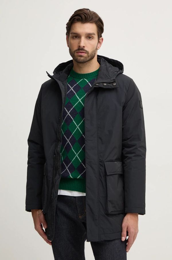 Liu Jo Jakna Liu Jo za muškarce, boja: tamno plava, za prijelazno razdoblje, QF4183 T2638