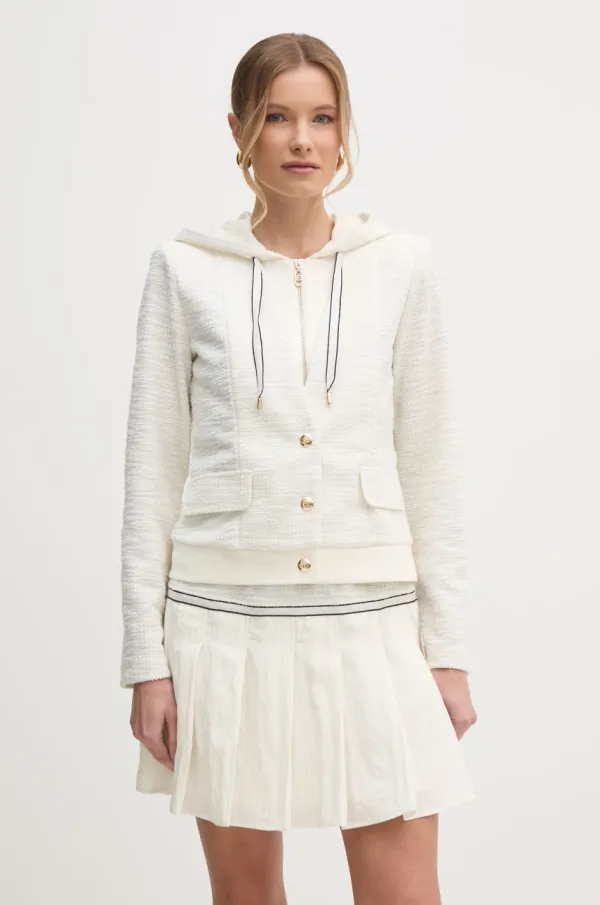 Liu Jo Jakna Liu Jo za žene, boja: bež, za prijelazno razdoblje, TA5120 J4894