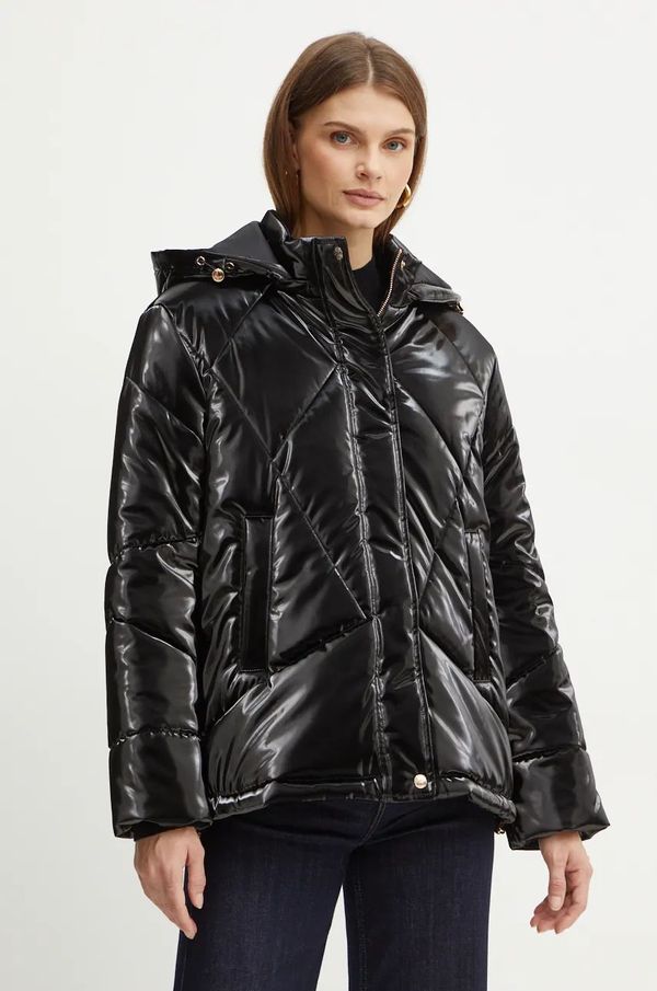 Liu Jo Jakna Liu Jo za žene, boja: crna, za zimu, TF4145 T2575