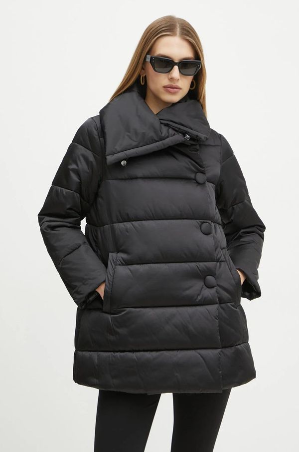 Liu Jo Jakna Liu Jo za žene, boja: crna, za zimu, WF4165 T3176