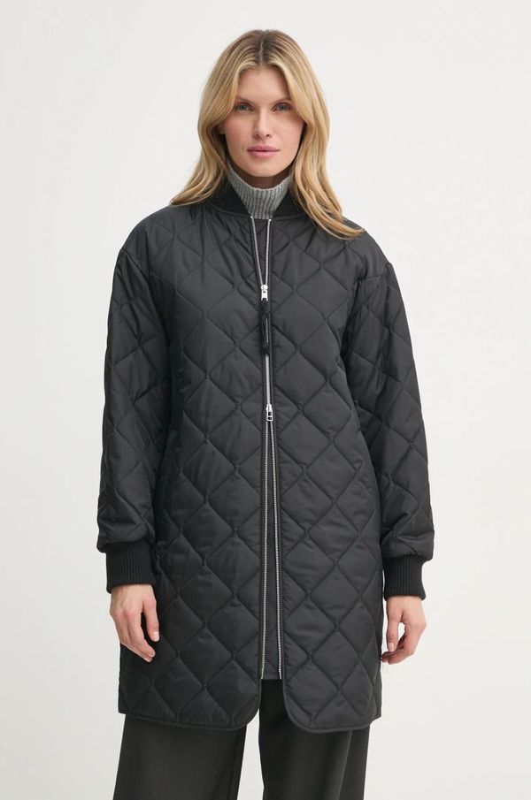 Marc O'Polo Jakna Marc O'Polo za žene, boja: crna, za prijelazno razdoblje, oversize, 5000005607