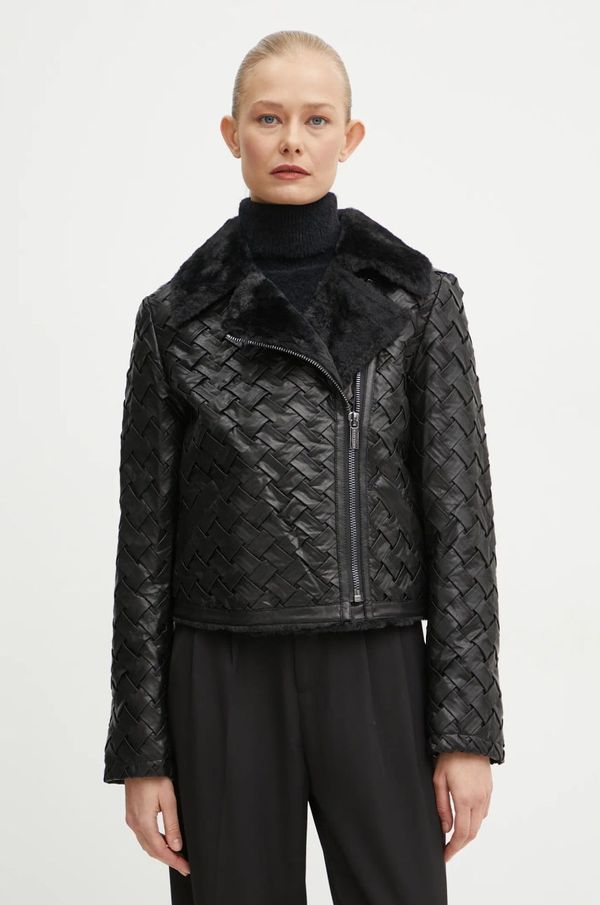 Marciano Guess Jakna Marciano Guess CAMILLE za žene, boja: crna, za prijelazno razdoblje, 4BGL31 7204A