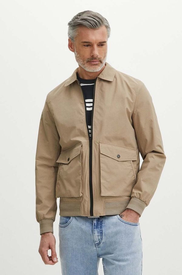 Medicine Jakna Medicine za muškarce, boja: bež, za prijelazno razdoblje