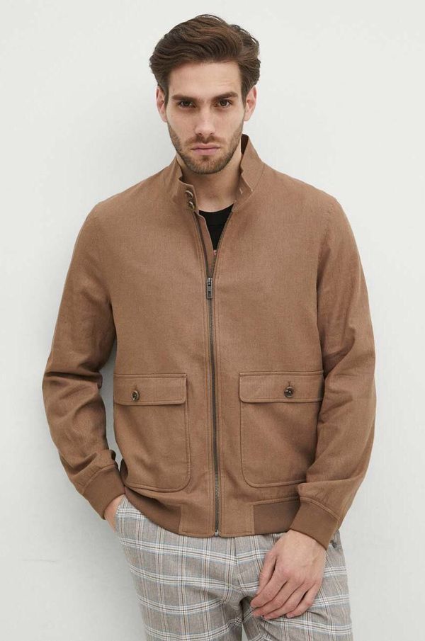 Medicine Jakna Medicine za muškarce, boja: bež, za prijelazno razdoblje