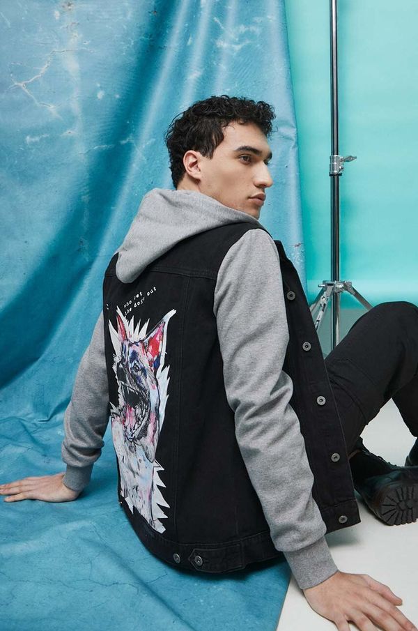 Medicine Jakna Medicine za muškarce, boja: crna, za prijelazno razdoblje