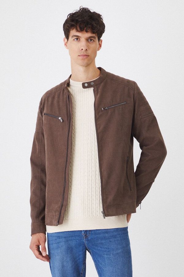 Medicine Jakna Medicine za muškarce, boja: smeđa, za prijelazno razdoblje