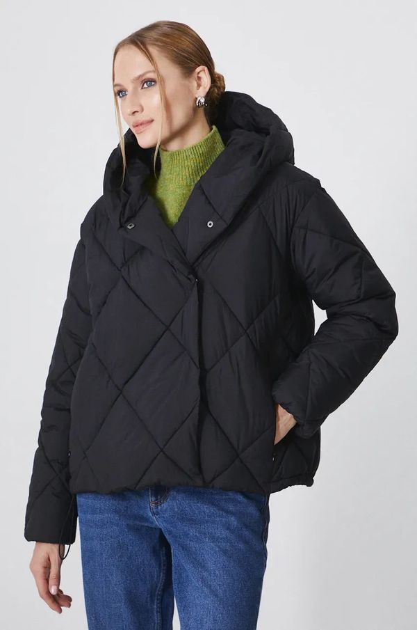 Medicine Jakna Medicine za žene, boja: crna, za prijelazno razdoblje, oversize