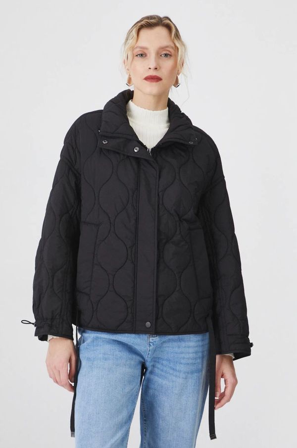 Medicine Jakna Medicine za žene, boja: crna, za prijelazno razdoblje, oversize