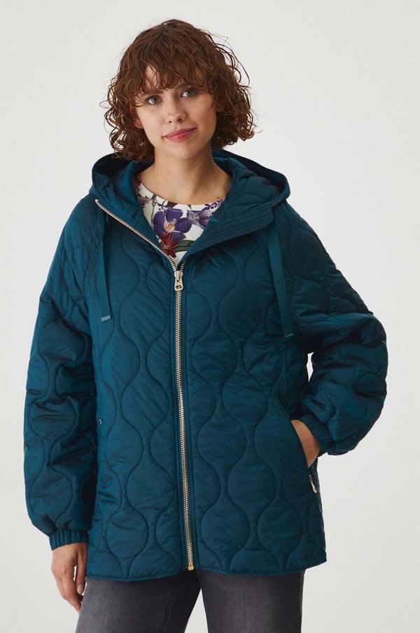 Medicine Jakna Medicine za žene, boja: zelena, za prijelazno razdoblje