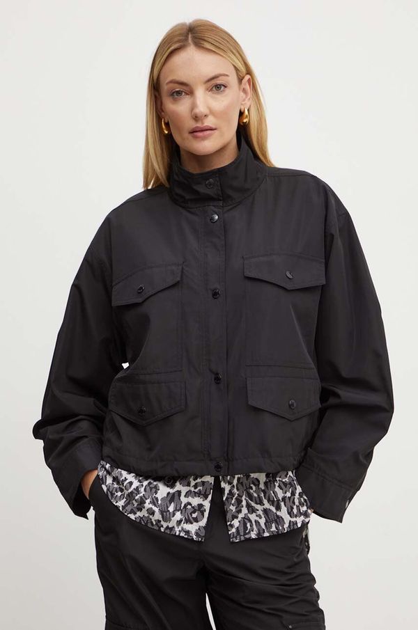 MICHAEL Michael Kors Jakna MICHAEL Michael Kors za žene, boja: crna, za prijelazno razdoblje, oversize, MT420F97LD