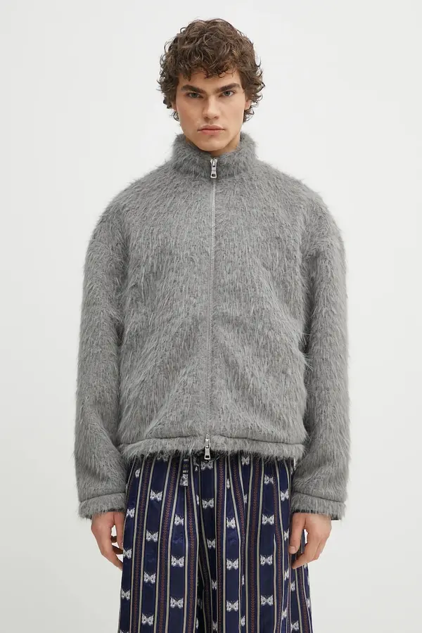 MKI MIYUKI ZOKU Jakna MKI MIYUKI ZOKU Faux Alpaca Track Jacket