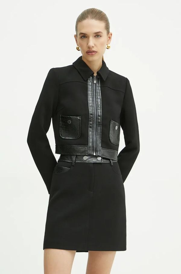 Morgan Jakna Morgan VARIN za žene, boja: crna, za prijelazno razdoblje