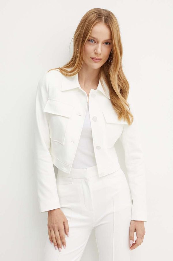 Morgan Jakna Morgan VDING.F za žene, boja: bijela, za prijelazno razdoblje, VDING.F