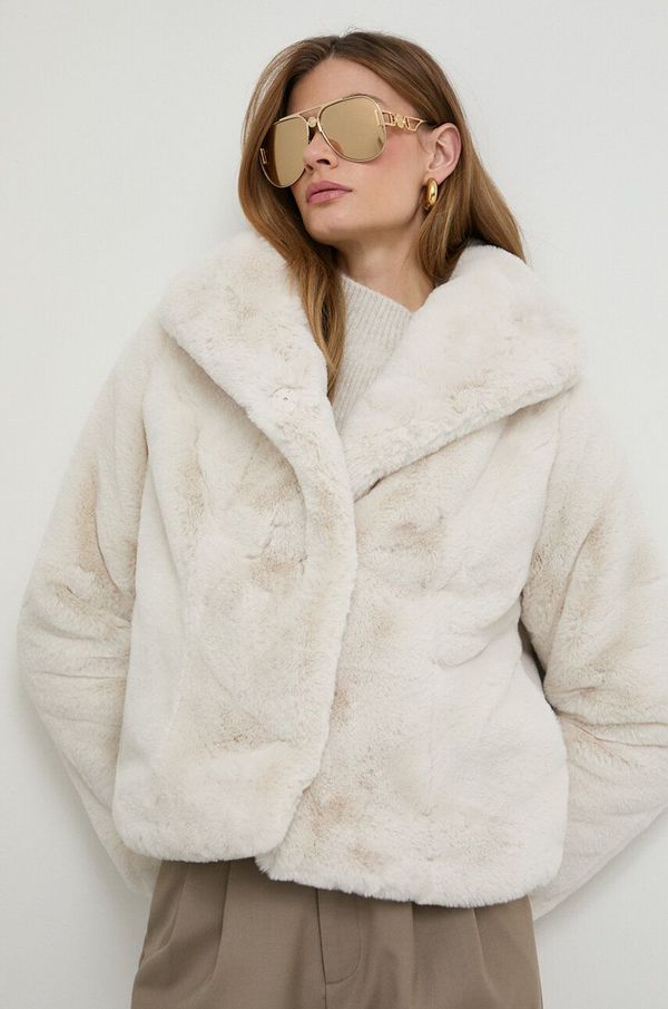 Morgan Jakna Morgan za žene, boja: bež, za prijelazno razdoblje