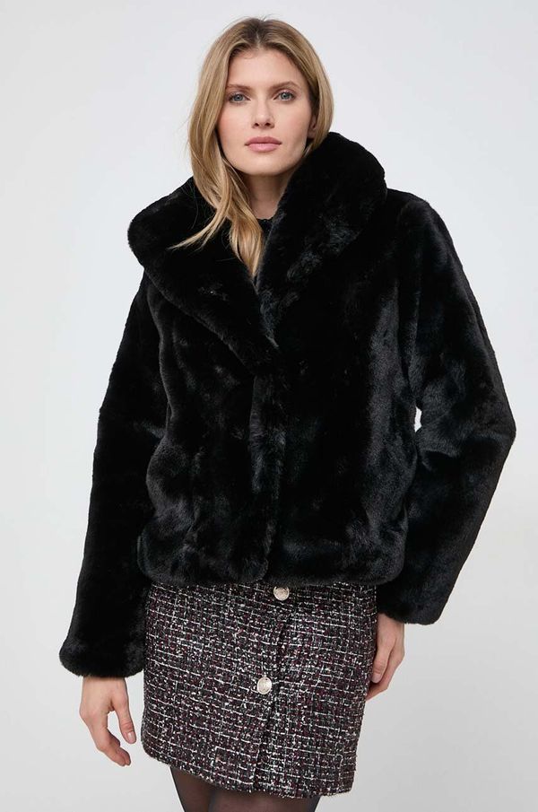 Morgan Jakna Morgan za žene, boja: crna, za prijelazno razdoblje