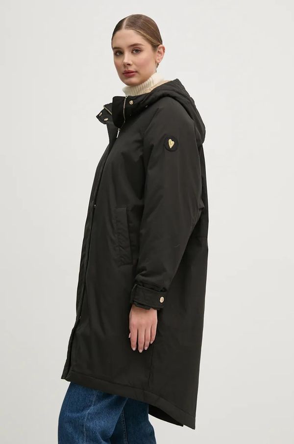 Mos Mosh Jakna Mos Mosh za žene, boja: crna, za prijelazno razdoblje, 164390