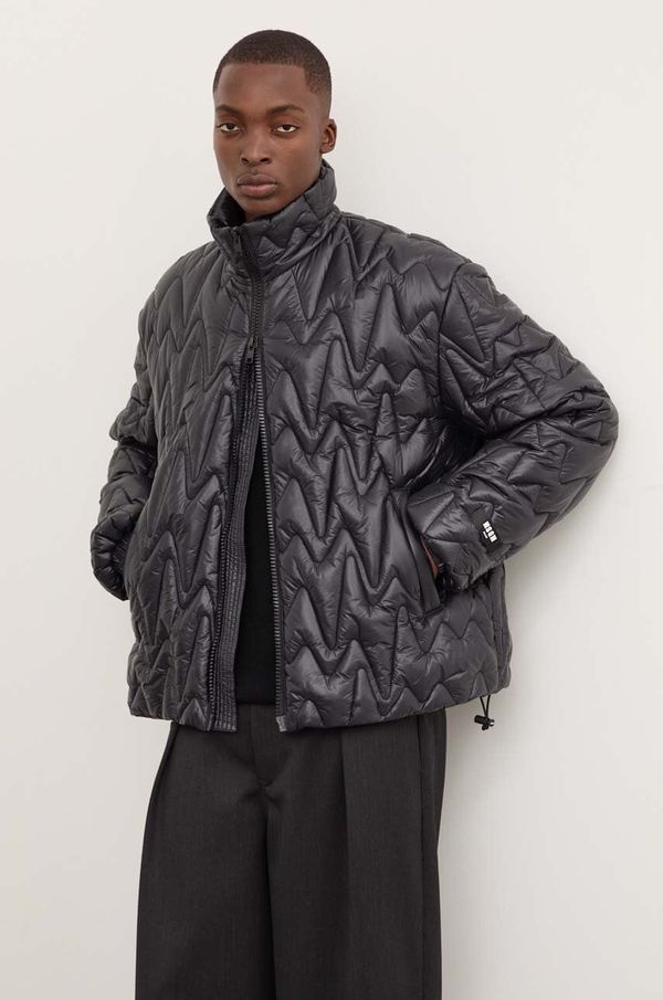 MSGM Jakna MSGM za muškarce, boja: crna, za zimu, 3740MH05.247532