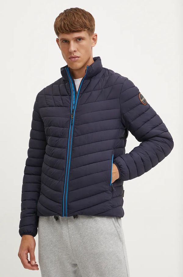 Napapijri Jakna Napapijri A-Lapaz za muškarce, boja: tamno plava, za zimu, NP0A4I251761