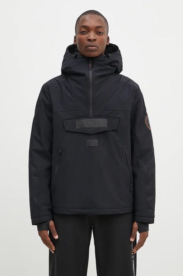 Napapijri Jakna Napapijri Rainforest Tech za muškarce, boja: tamno plava, za prijelazno razdoblje, oversize, NP0A4I9C0411