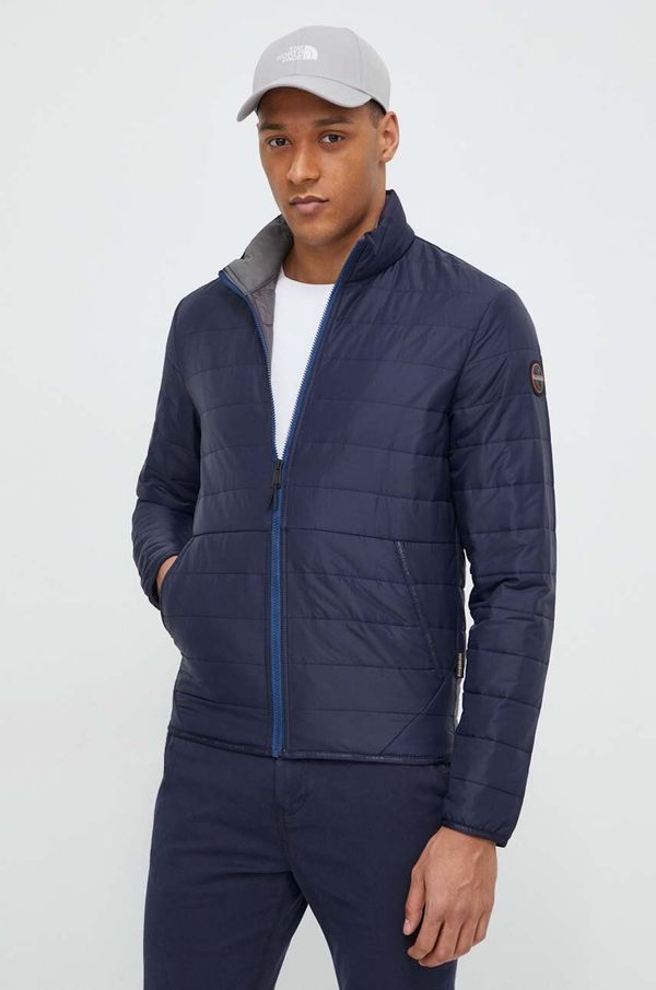 Napapijri Jakna Napapijri za muškarce, boja: tamno plava, za prijelazno razdoblje