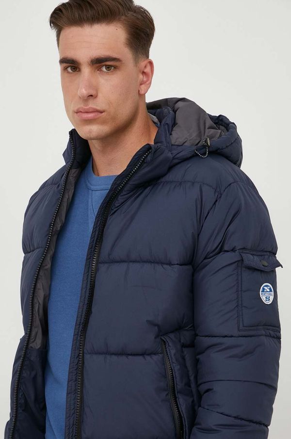 North Sails Jakna North Sails za muškarce, boja: tamno plava, za zimu