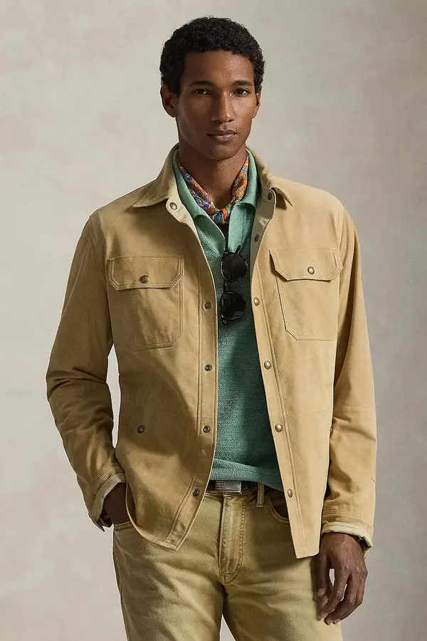Polo Ralph Lauren Jakna od brušene kože Polo Ralph Lauren