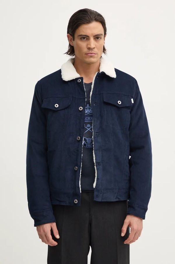 Pepe Jeans Jakna od samta Pepe Jeans THRIS boja: tamno plava, za prijelazno razdoblje, PM403035