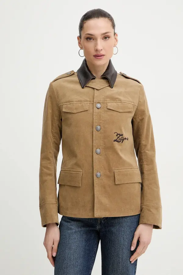 Zadig&Voltaire Jakna od samta ZADIG&VOLTAIRE