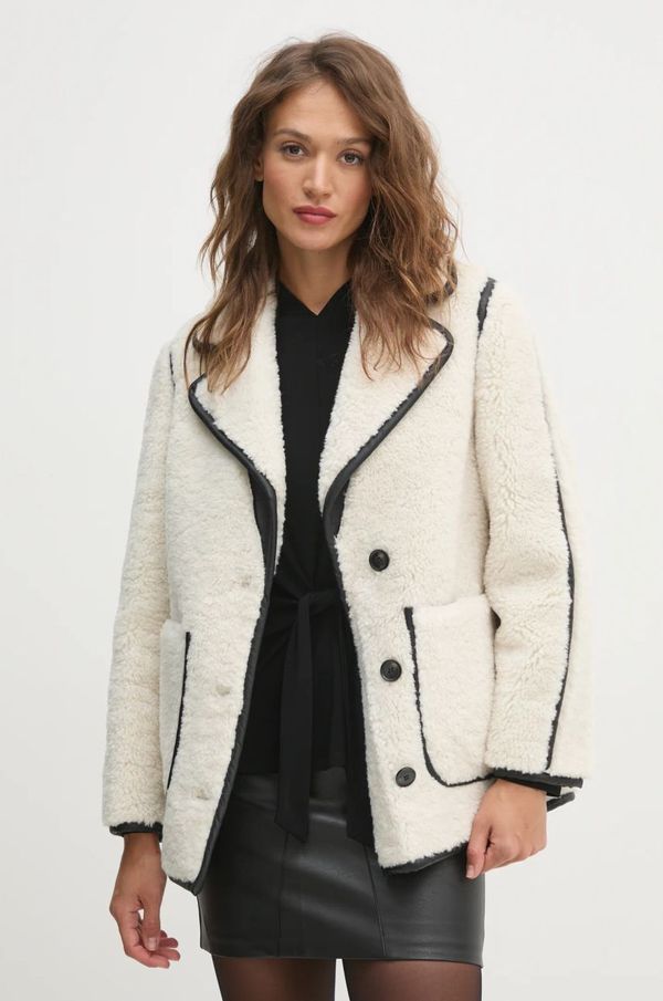 OUI Jakna OUI za žene, boja: bež, za prijelazno razdoblje, 90095