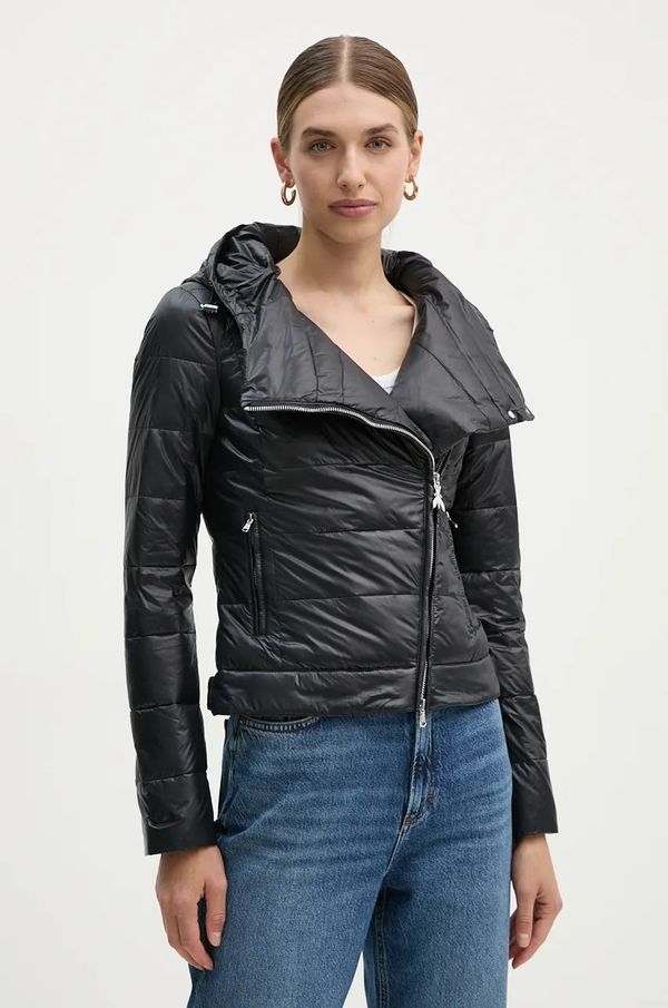 Patrizia Pepe Jakna Patrizia Pepe za žene, boja: crna, za prijelazno razdoblje, 8O0135 A503