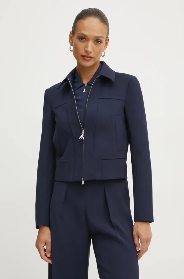 Patrizia Pepe Jakna Patrizia Pepe za žene, boja: tamno plava, za prijelazno razdoblje, 8O0171 A545