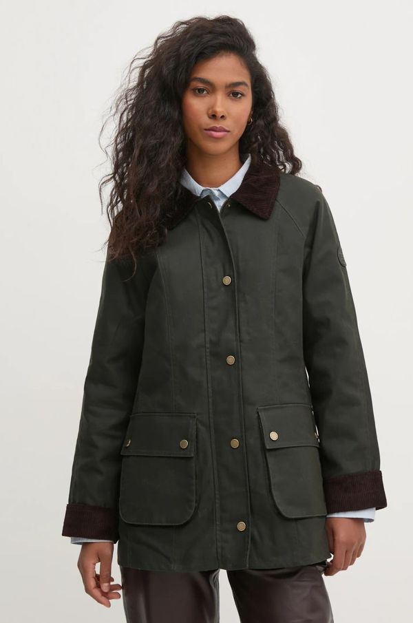 Pedro del Hierro Jakna Pedro del Hierro za žene, boja: zelena, za prijelazno razdoblje, 8578544