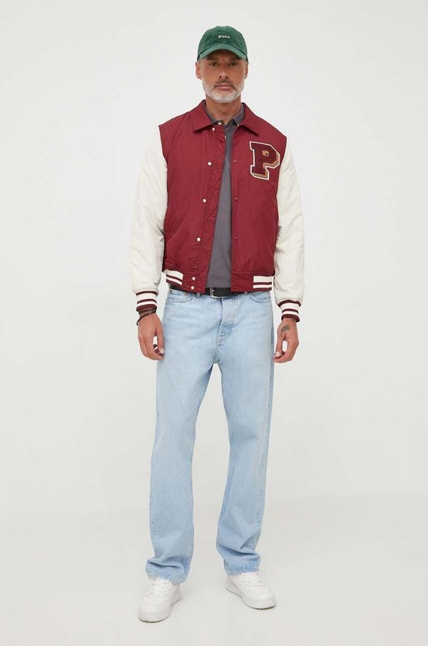 Pepe Jeans Jakna Pepe Jeans BARNOLD za muškarce, boja: bordo, za prijelazno razdoblje