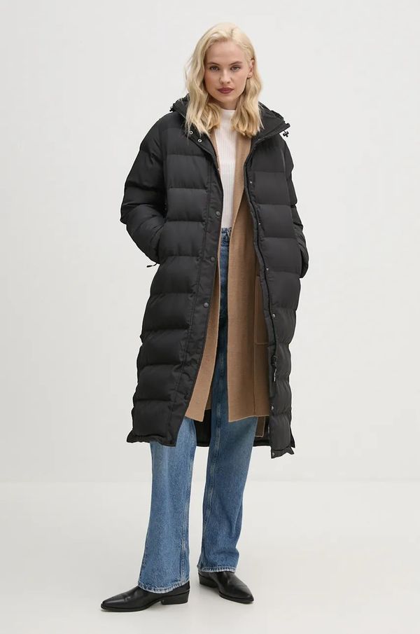 Pepe Jeans Jakna Pepe Jeans BIBI LONG za žene, boja: crna, za zimu, PL402437