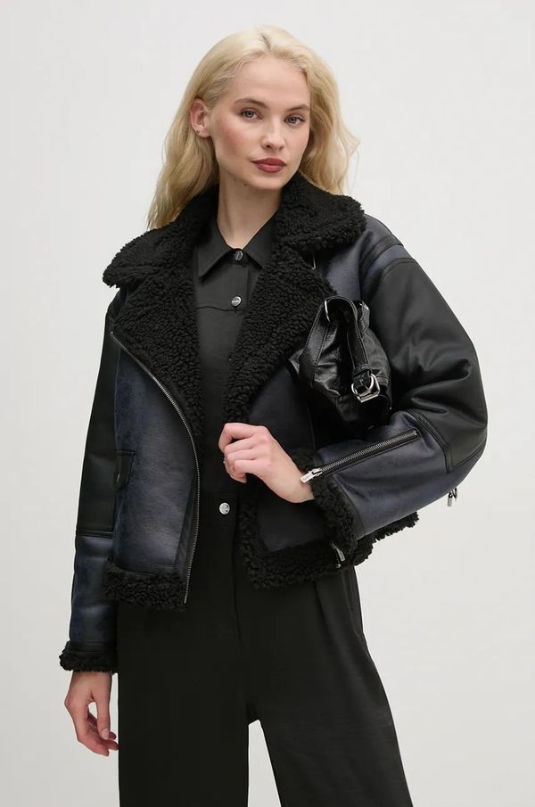 Pepe Jeans Jakna Pepe Jeans BROOKLYN za žene, boja: tamno plava, za zimu, PL402452