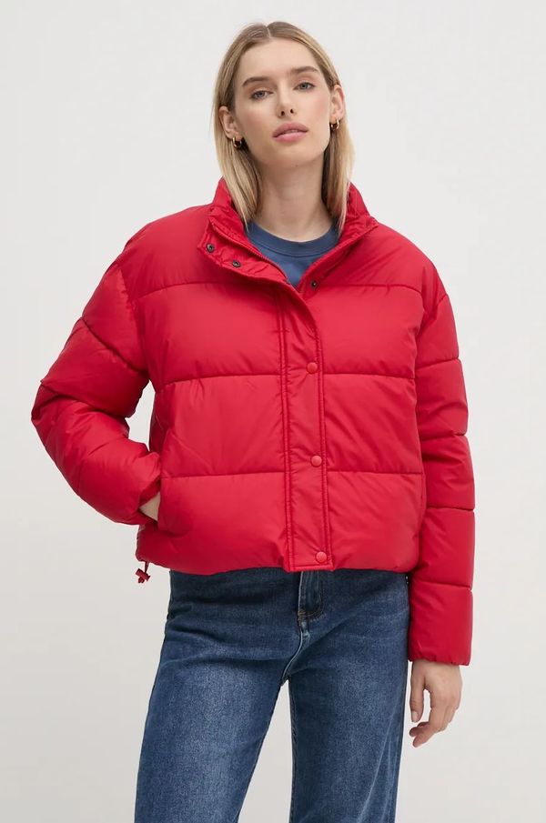 Pepe Jeans Jakna Pepe Jeans CARLEY za žene, boja: crvena, za zimu, PL402453