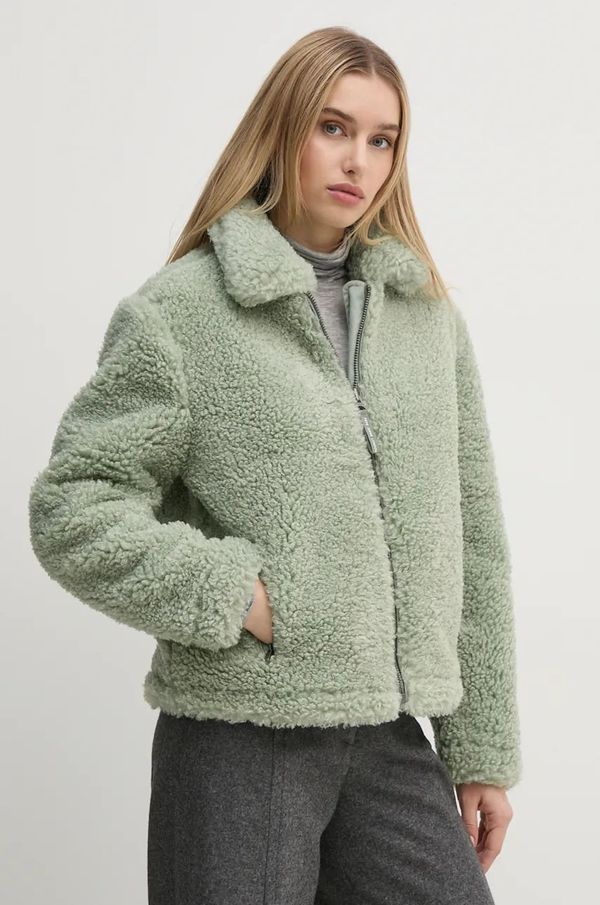 Pepe Jeans Jakna Pepe Jeans CHARLIE za žene, boja: zelena, za zimu, PL402463