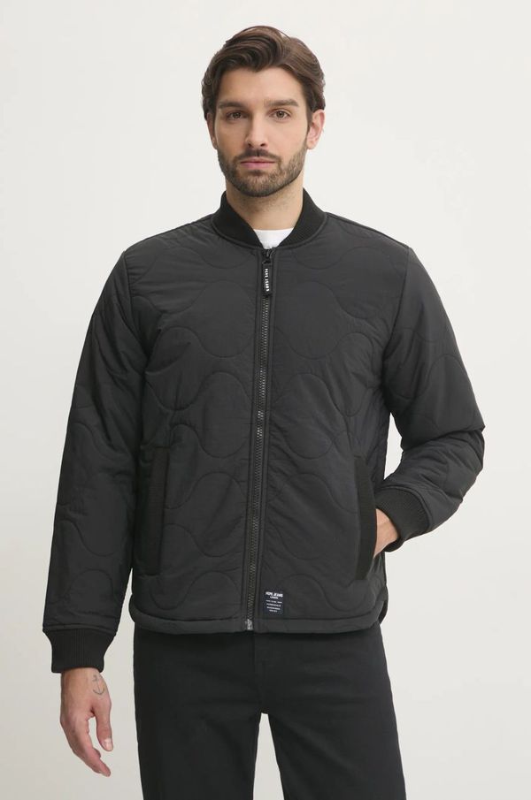 Pepe Jeans Jakna Pepe Jeans MALABAR za muškarce, boja: crna, za prijelazno razdoblje, PM403061