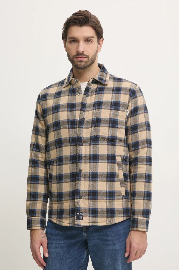 Pepe Jeans Jakna Pepe Jeans STEEVE za muškarce, boja: bež, za prijelazno razdoblje, PM308810