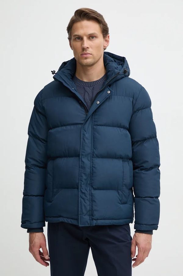 Pepe Jeans Jakna Pepe Jeans TOBIAS za muškarce, boja: tamno plava, za zimu, PM403031