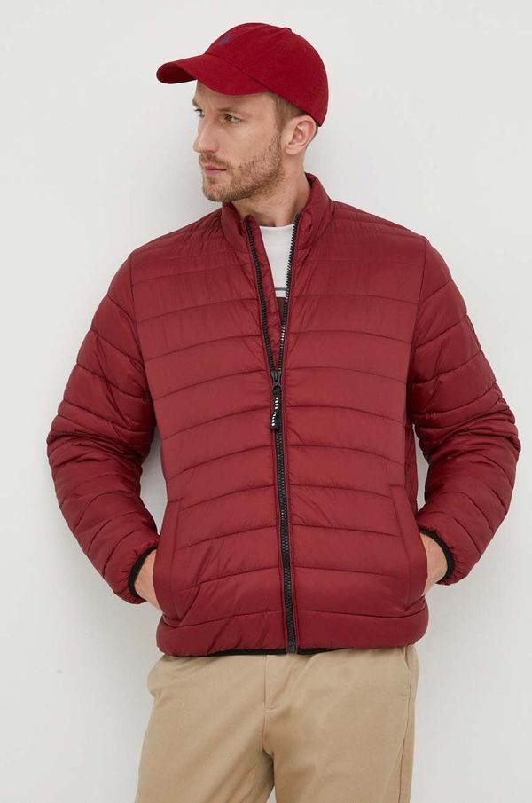 Pepe Jeans Jakna Pepe Jeans za muškarce, boja: bordo, za prijelazno razdoblje