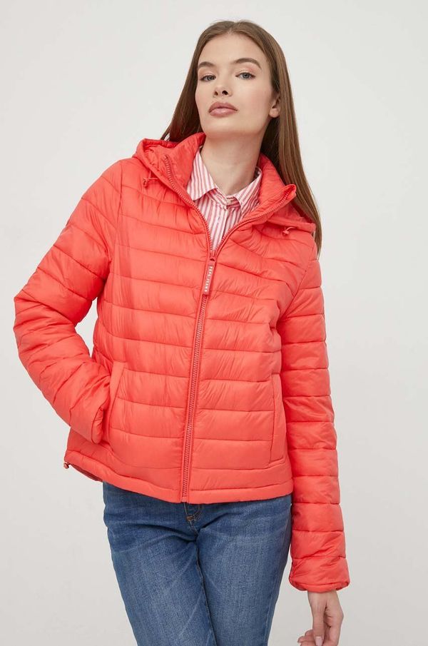 Pepe Jeans Jakna Pepe Jeans za žene, boja: crvena, za prijelazno razdoblje