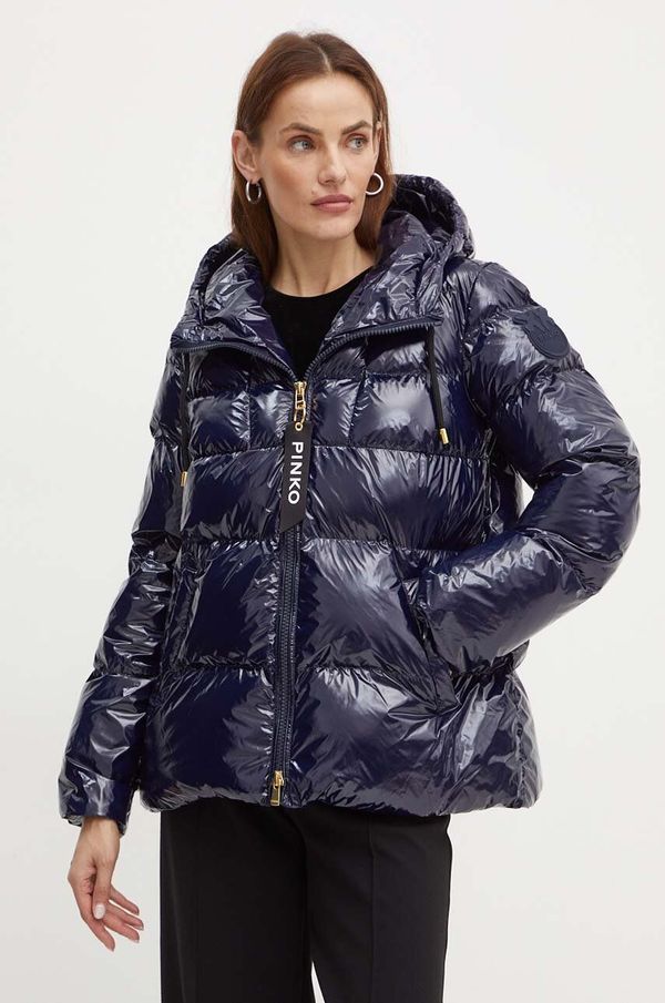 Pinko Jakna Pinko za žene, boja: tamno plava, za zimu